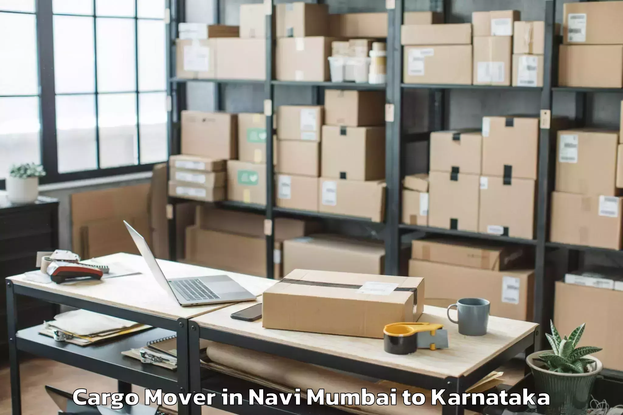 Book Navi Mumbai to Mahalingpur Cargo Mover Online